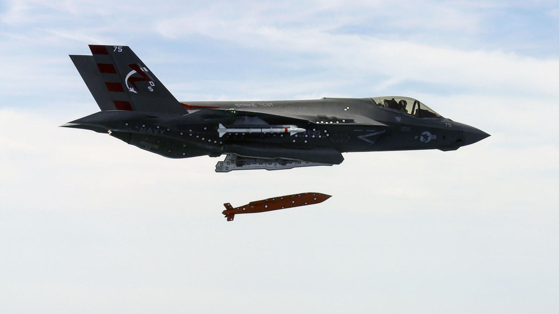 Raytheon glide bomb deployed from Navy F-35